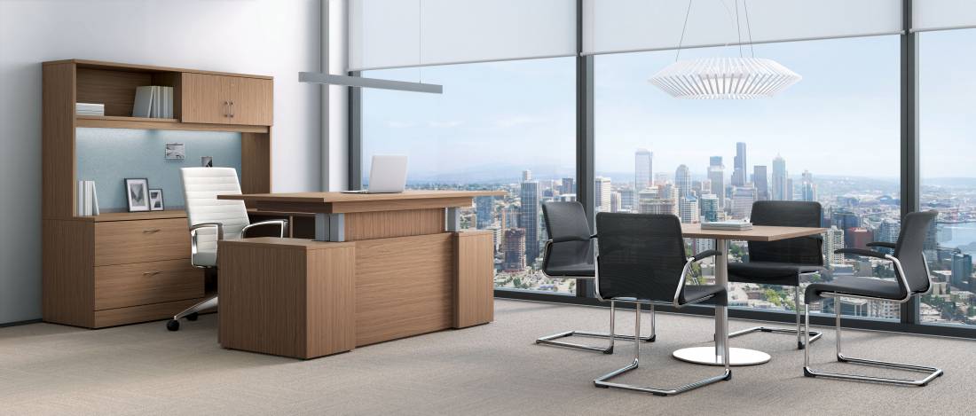Zira Height Adjustable Executive Desk